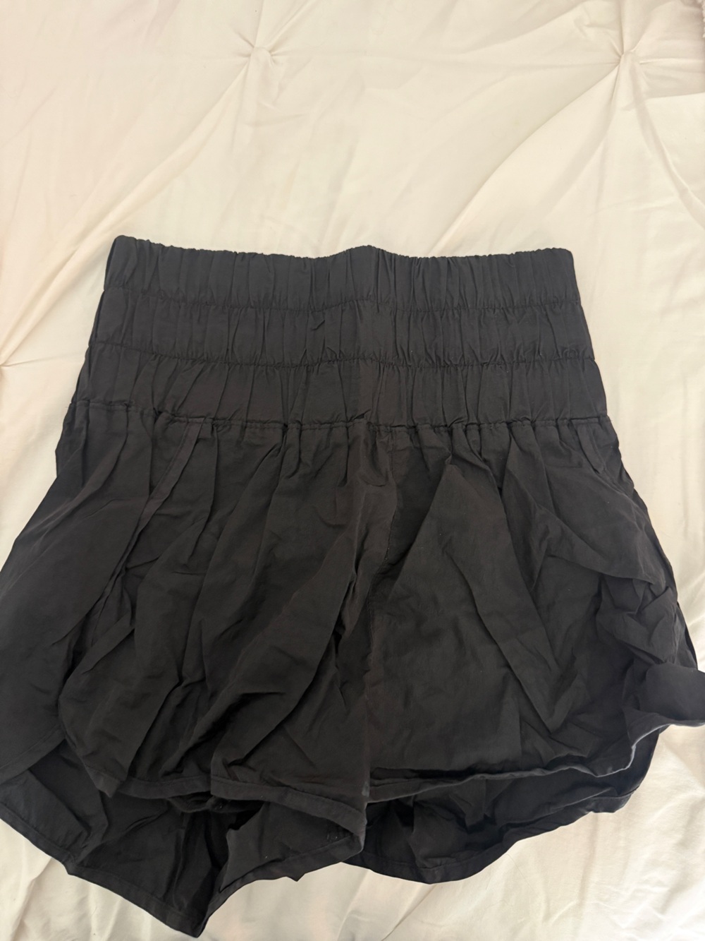 Free People Black Athletic Shorts